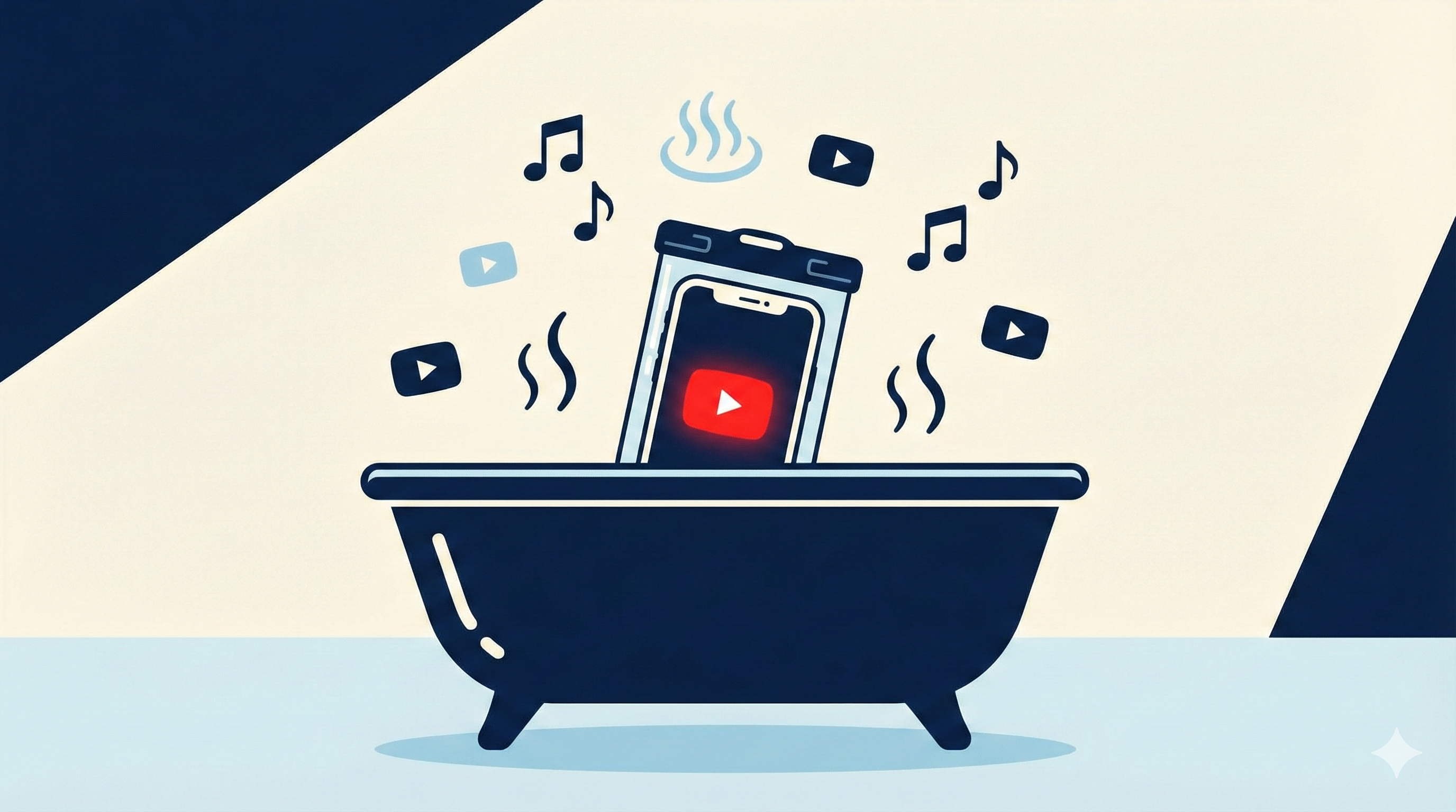 お風呂でYouTube、結局「防水ケース」が最適解だった——防水スピーカーより安くて確実な理由
